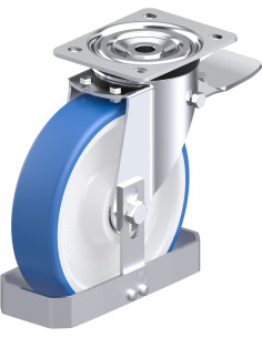 L-POTHS 200XK-ST-FS poliuretano ratukas su stabdžiais