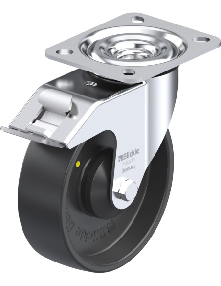 L-PP 125KA-FI-EL antistatinis ratukas su stabdžiais