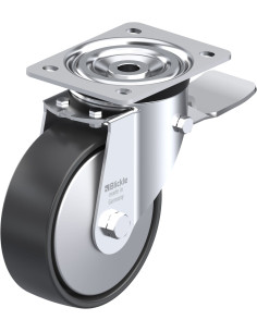 L-PP 150G-ST-FA pasukamas ratukas su stabdžiais, 150 mm