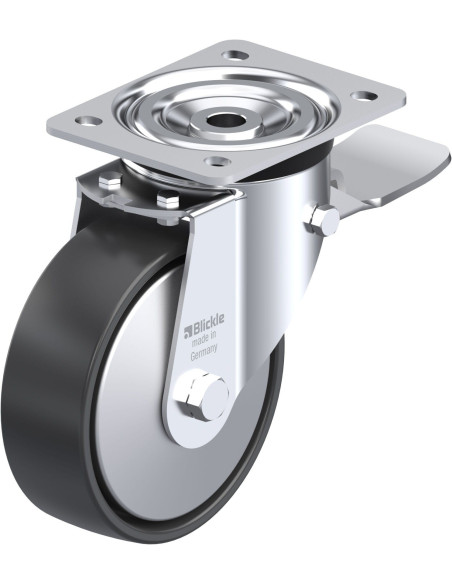 L-PP 150G-ST-FA pasukamas ratukas su stabdžiais, 150 mm