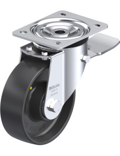 L-PP 150K-ST-EL Antistatinis pasukamas ratukas su stabdžiais