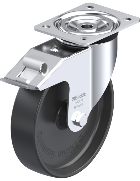 L-PP 200G-FI pasukamas ratukas su stabdžiais 200 mm