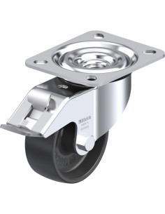 L-PP 80G-FI pasukamas ratukas su stabdžiais, 80 mm