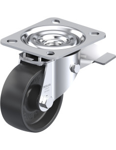 L-PP 80G-ST pasukamas ratukas su stabdžiais, 80 mm