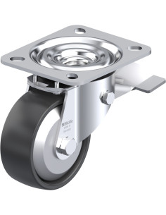 L-PP 80G-ST-FA pasukamas ratukas su stabdžiais, 80 mm