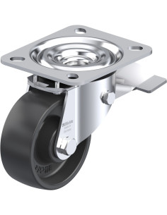 L-PP 80R-ST pasukamas ratukas su stabdžiais 80 mm