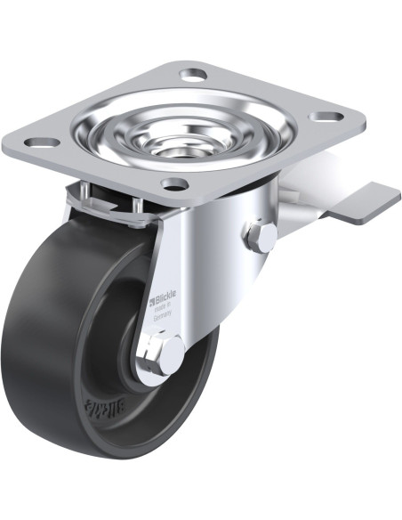 L-PP 80R-ST pasukamas ratukas su stabdžiais 80 mm