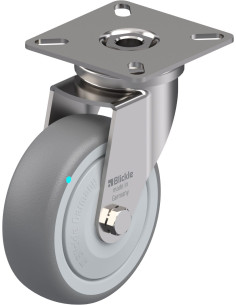 LPXA-TPA 75KFD pasukamas ratukas su guma, 75 mm