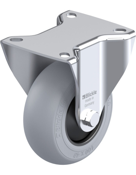 B-POES 100KF-SG fiksuotas ratukas su guma