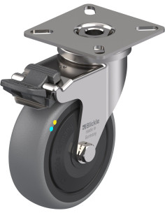 LPXA-TPA 75KFD-FI-ELS antistatinis pasukamas ratukas su