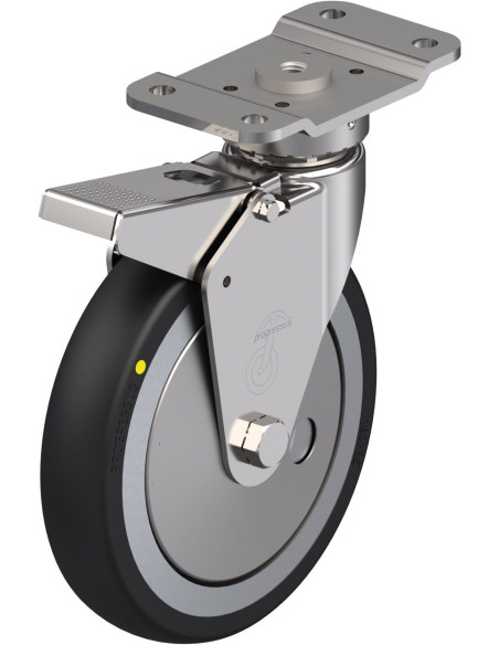 LPX-PGV 186XK-PG3-FI-EL-FA pasukamas ratukas su stabdžiais