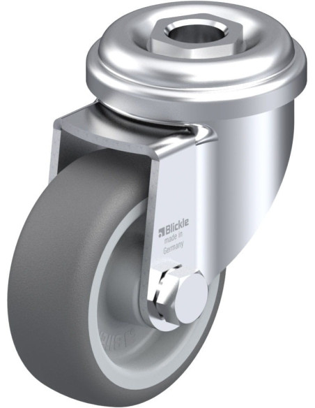 Poliuretano pasukamas ratukas LRA-PATH 50G, 50 mm