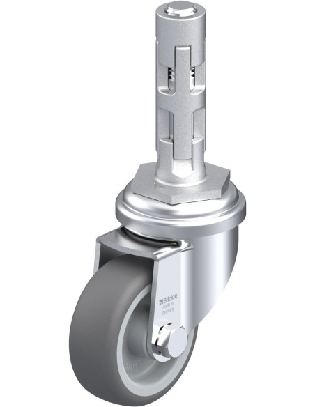 Poliuretano pasukamas ratukas LRA-PATH 50G-E01, 50 mm