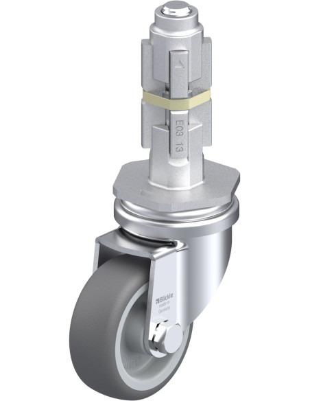 Pasukamas poliuretano ratukas LRA-PATH 50G-E03, 50 mm