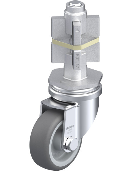 Pasukamas poliuretano ratukas LRA-PATH 50G-E07, 50 mm