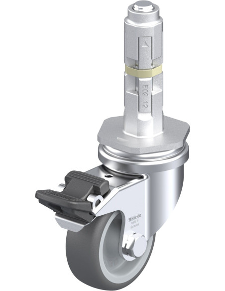 LRA-PATH 50G-FI-E02 poliuretano ratukas su stabdžiais