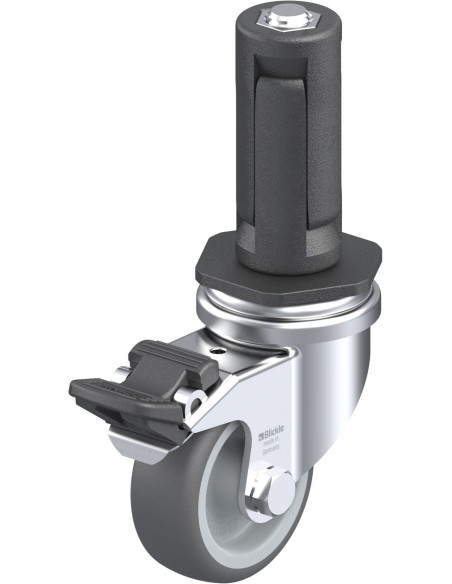 LRA-PATH 50G-FI-ER03 poliuretano ratukas su stabdžiais