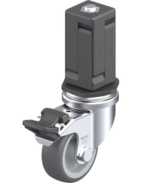 LRA-PATH 50G-FI-EV05 poliuretano ratukas su stabdžiais