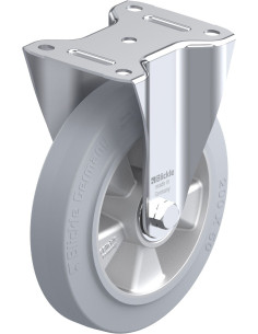 B-ALEV 200K-SG fiksuotas ratukas dengtas guma 200 mm