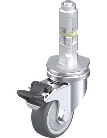 LRA-PATH 50KF-FI-E02 poliuretano ratukas su stabdžiais