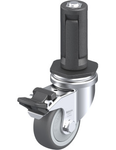 LRA-PATH 50KF-FI-ER03 poliuretano ratukas su stabdžiais