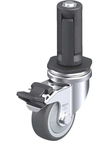 LRA-PATH 50KF-FI-ER03 poliuretano ratukas su stabdžiais