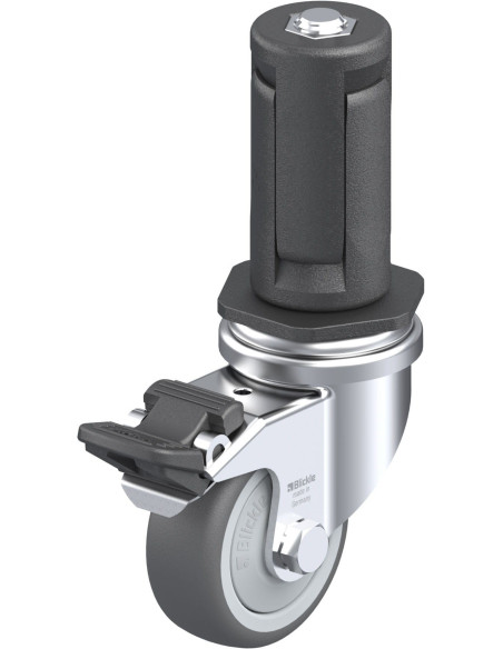 LRA-PATH 50KF-FI-ER04 poliuretano pasukamas ratukas su