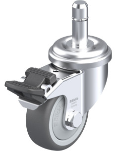 LRA-PATH 50KF-FI-ES poliuretano ratukas su stabdžiais