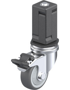 LRA-PATH 50KF-FI-EV05 - Poliuretano ratukas su stabdžiais