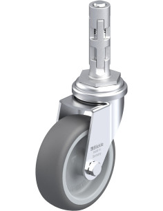 Poliuretano pasukamas ratukas LRA-PATH 75G-E01, 75 mm