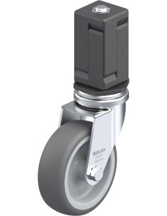 Pasukamas poliuretano ratukas LRA-PATH 75G-EV07, 75 mm