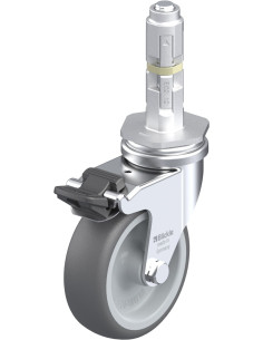 LRA-PATH 75G-FI-E02 - Poliuretano ratukas su stabdžiais