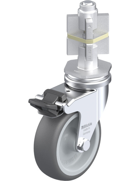 Pasukamas poliuretano ratukas su stabdžiais LRA-PATH