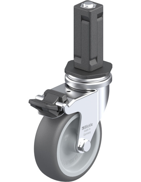 Pasukamas poliuretano ratukas su stabdžiais LRA-PATH