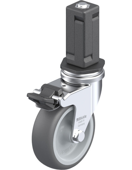 Pasukamas poliuretano ratukas su stabdžiais LRA-PATH