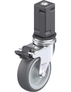 LRA-PATH 75G-FI-EV05 - Poliuretano ratukas su stabdžiais