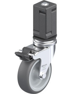 LRA-PATH 75G-FI-EV07 poliuretano ratukas su stabdžiais