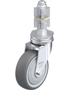 Poliuretano pasukamas ratukas LRA-PATH 75KF-E04, 75 mm