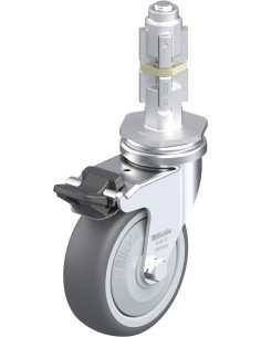 LRA-PATH 75KF-FI-E03 poliuretano ratukas su stabdžiais