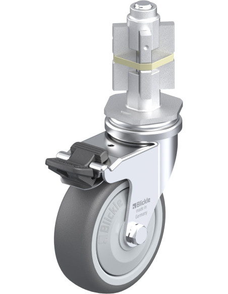 LRA-PATH 75KF-FI-E05 poliuretano pasukamas ratukas su