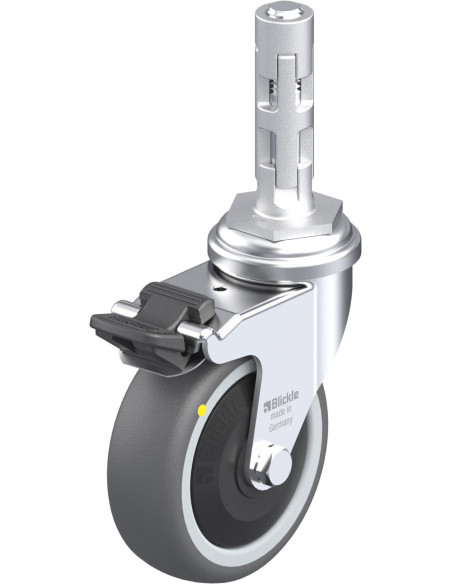 LRA-PATH 75KF-FI-ELS-E01 antistatinis ratukas su stabdžiais