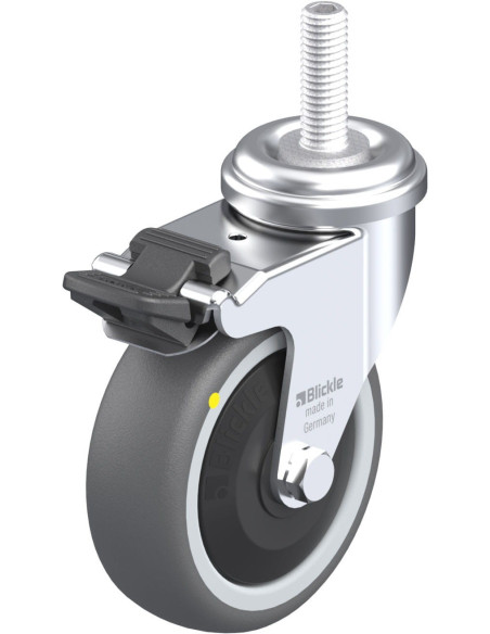 LRA-PATH 75KF-FI-ELS-GS10 antistatinis ratukas su stabdžiais