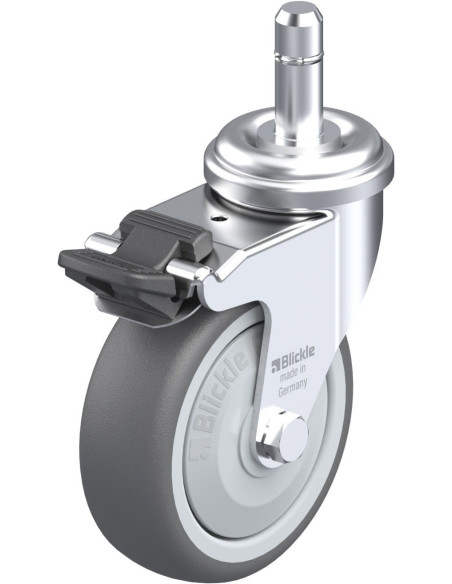 Pasukamas poliuretano ratukas su stabdžiais LRA-PATH