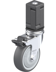 LRA-PATH 75KF-FI-EV07 poliuretano ratukas su stabdžiais