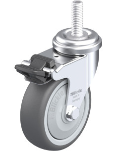 LRA-PATH 75KF-FI-GS10 poliuretano ratukas su stabdžiais