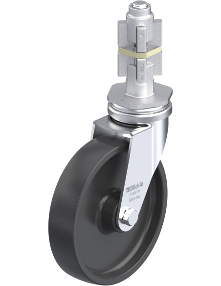 LRA-POA 102G-E04 sintetinis pasukamas ratukas 100 mm