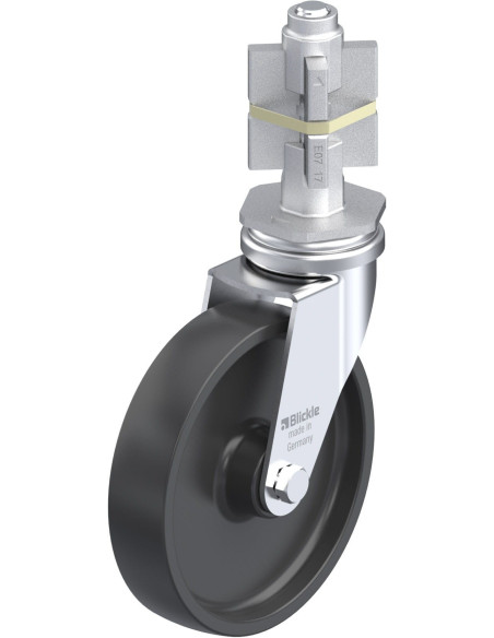 LRA-POA 102G-E07 pasukamas sintetinis ratukas 100 mm