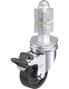 LRA-POA 50G-FI-E04 pasukamas ratukas su stabdžiais, 50 mm