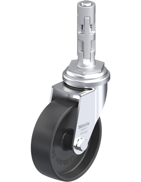 LRA-POA 75G-E01 sintetinis pasukamas ratukas 75 mm