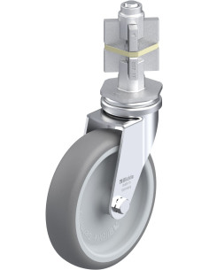 LRA-TPA 100G-E07 pasukamas ratukas su guma, 100 mm